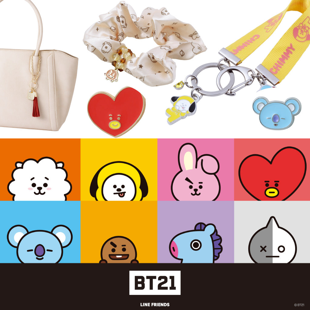 BT21 ブックマーク　バンダナ　セット BTS 防弾少年団 BT21 公式グッズ NECK STRAP ネックストラップ