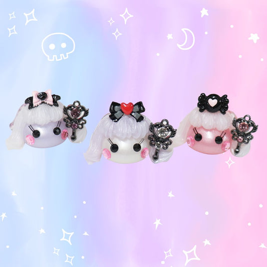 パール/ダーク魔法少女デカほっぺちゃん ストラップ