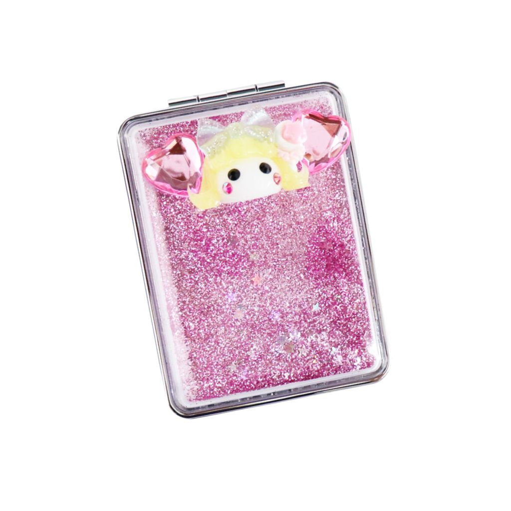 ピンク/魔法少女ほっぺちゃんコンパクトミラー