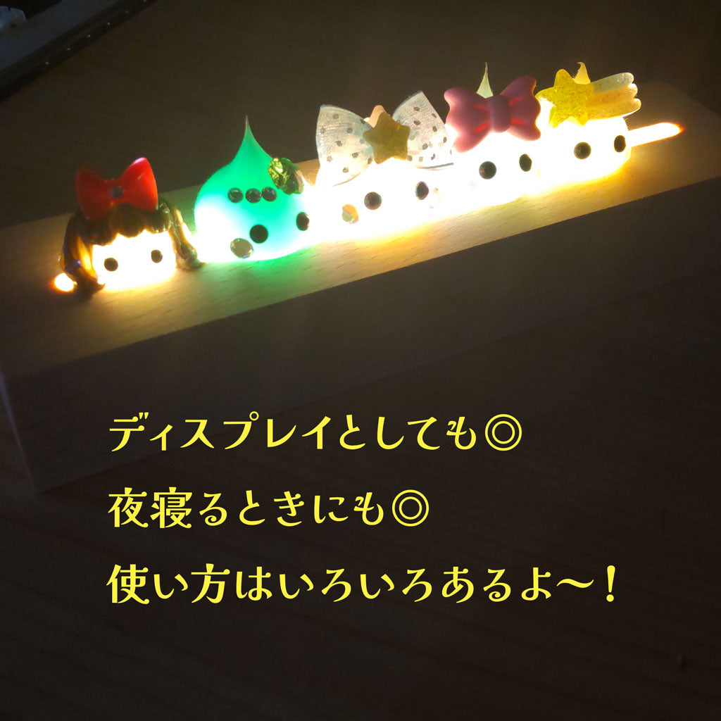 <ハロウィン用パーツ入り >送料無料 ほっぺちゃん手しぼりキット LEDライトでおしゃれに飾ろう!