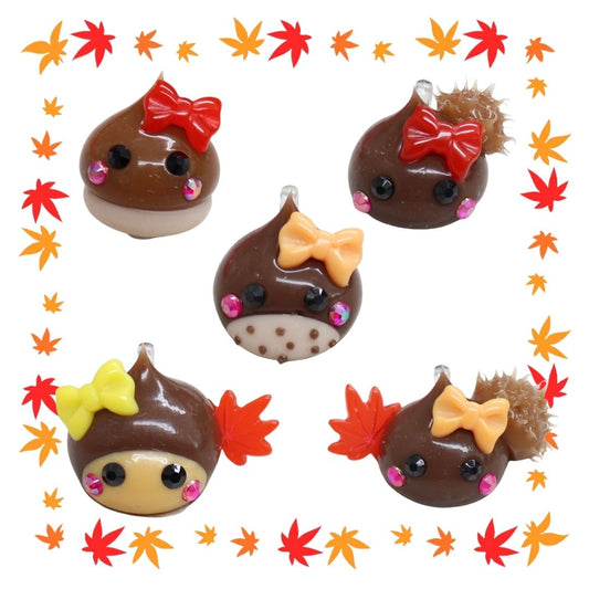 秋のお散歩道ほっぺちゃんストラップ