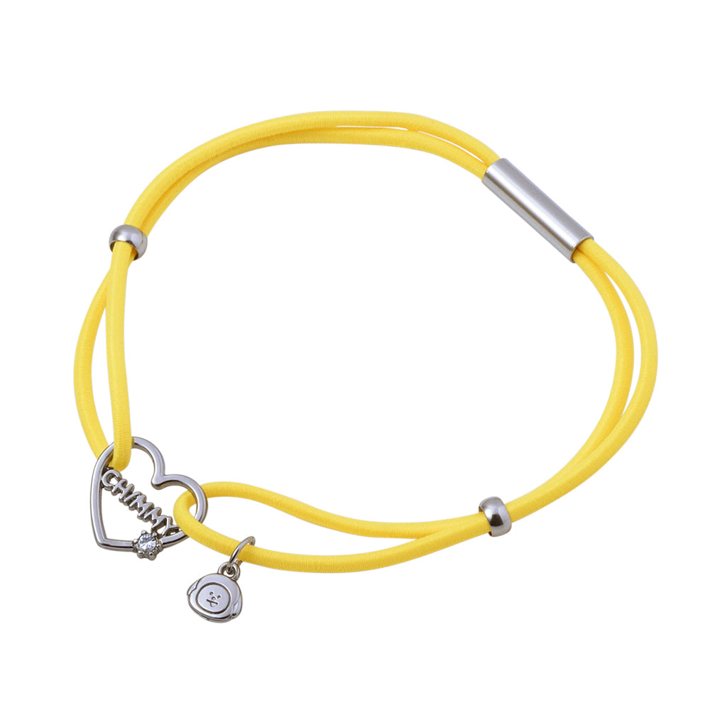 BT21 CHIMMY キャラクターチャーム付き ハートヘアゴム