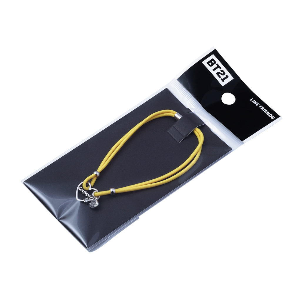 BT21 CHIMMY キャラクターチャーム付き ハートヘアゴム