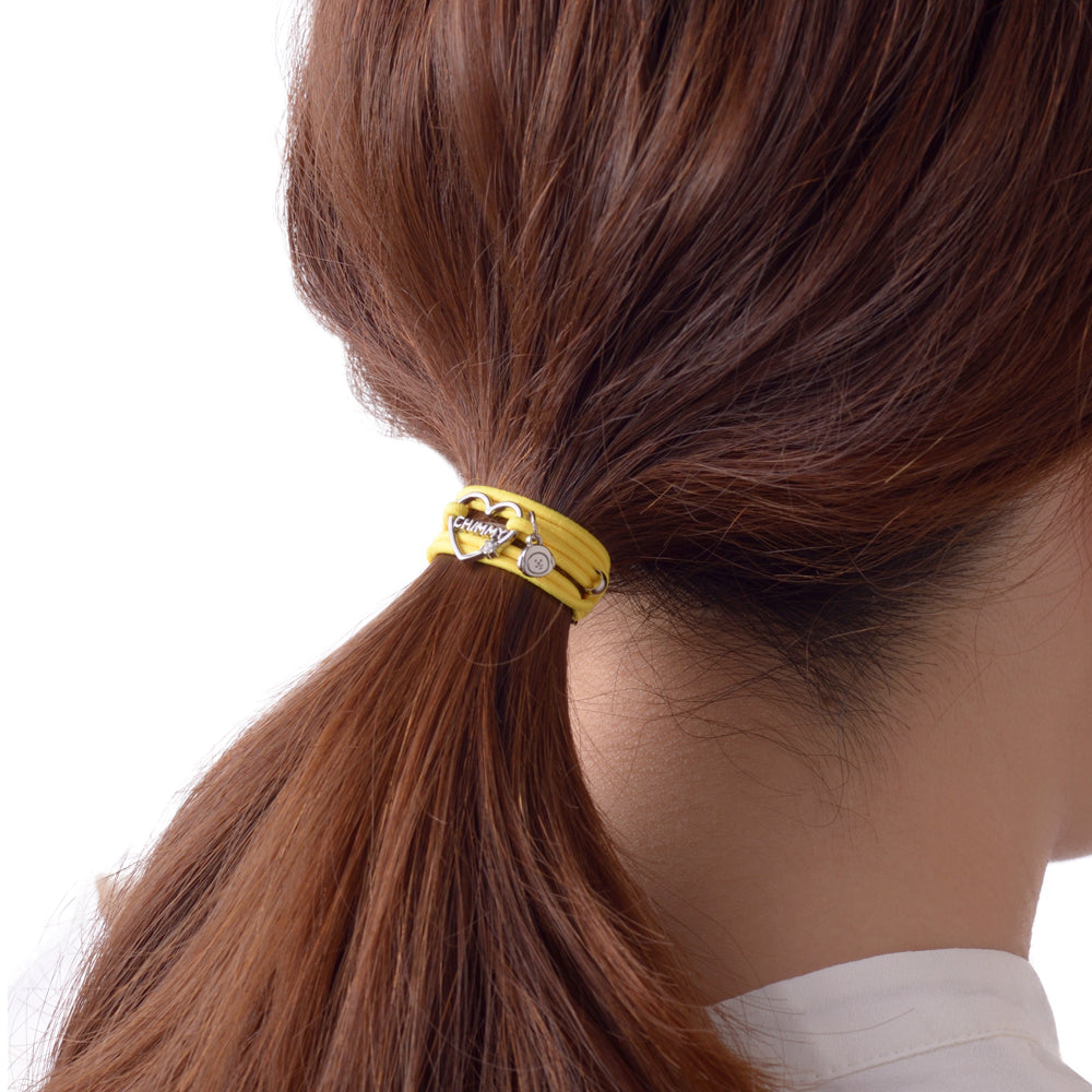 BT21 CHIMMY キャラクターチャーム付き ハートヘアゴム