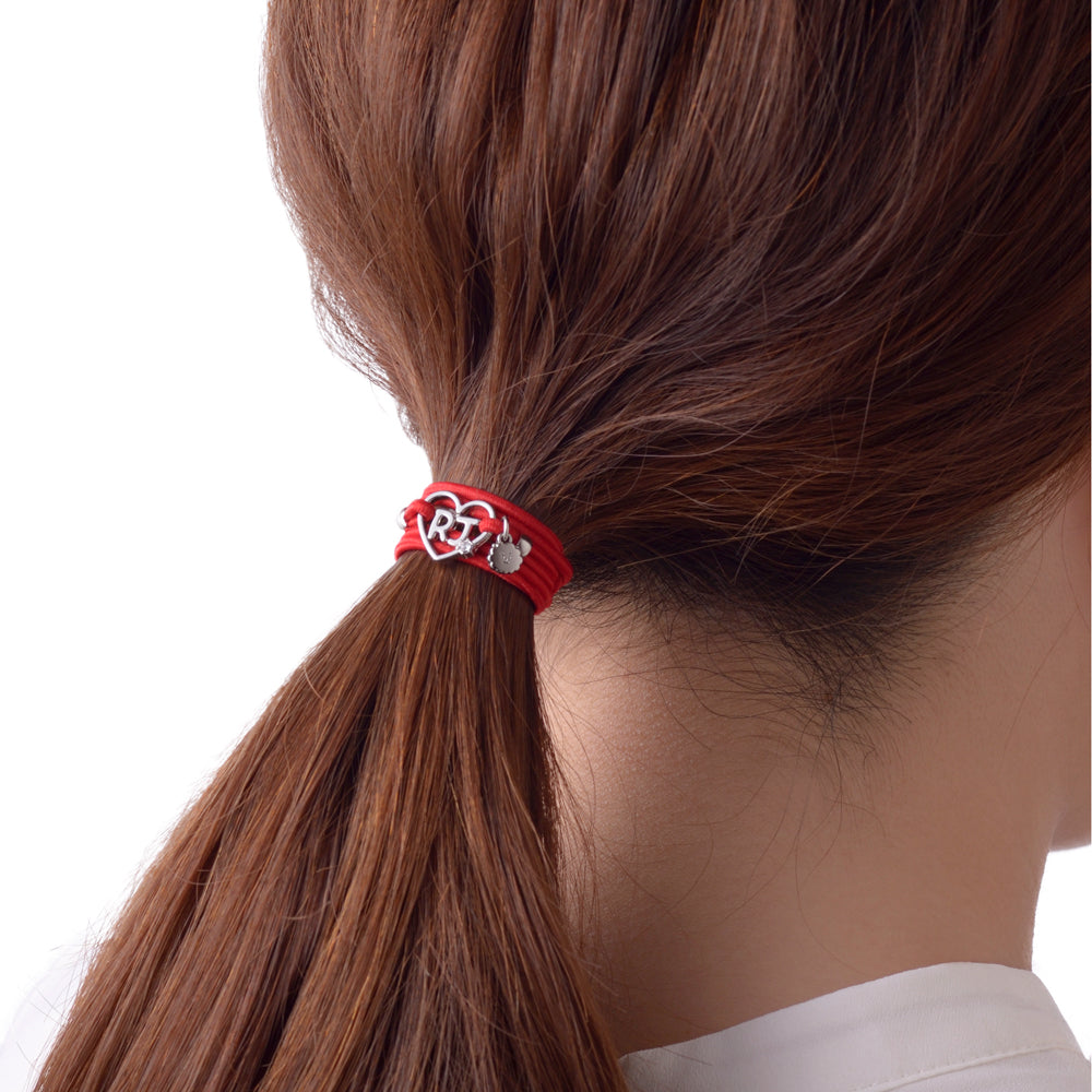 BT21 RJ キャラクターチャーム付き ハートヘアゴム