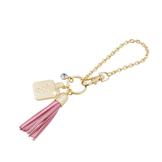 BT21 COOKY フリンジ付きゴールドメタルバッグチャーム