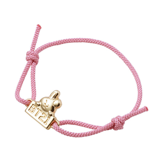 BT21 COOKY メタルチャームコードブレス