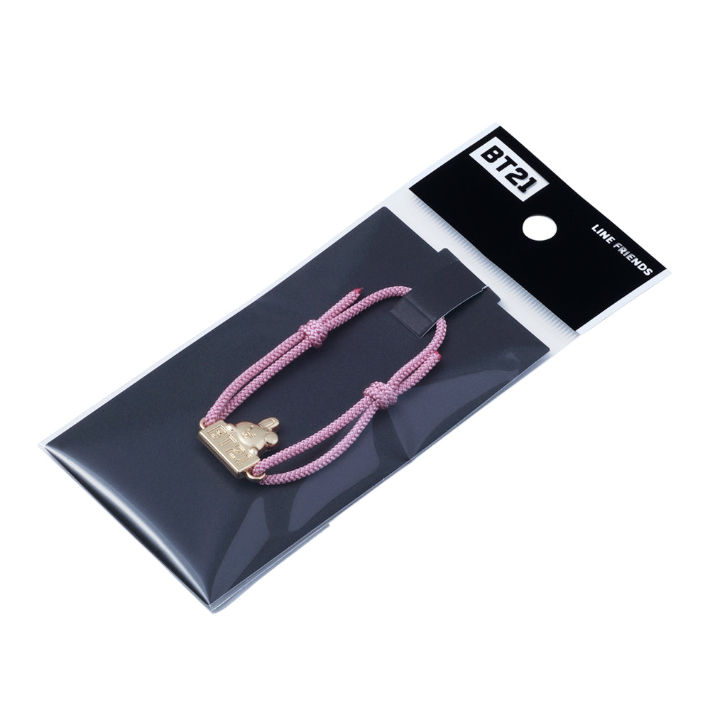 BT21 COOKY メタルチャームコードブレス