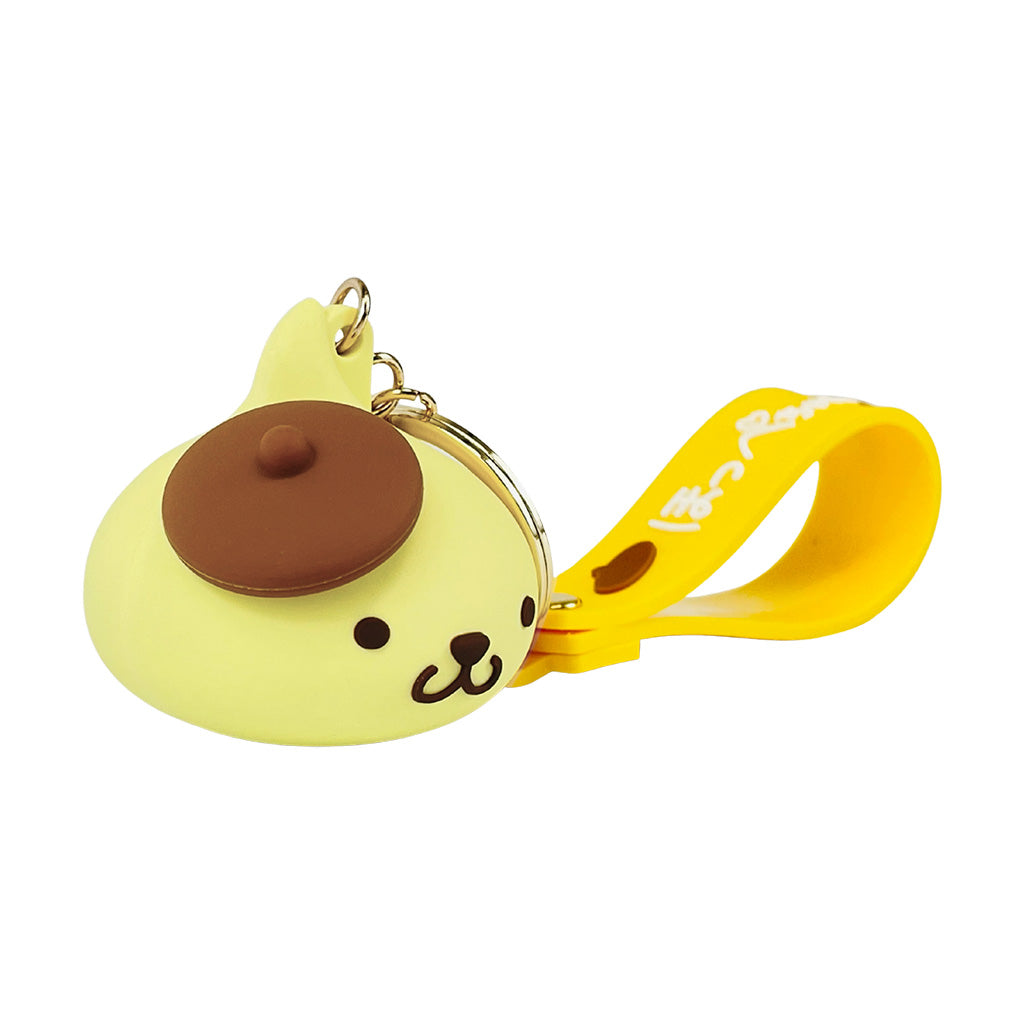 ポムポムプリン/ラバー立体キーホルダーほっぺちゃん