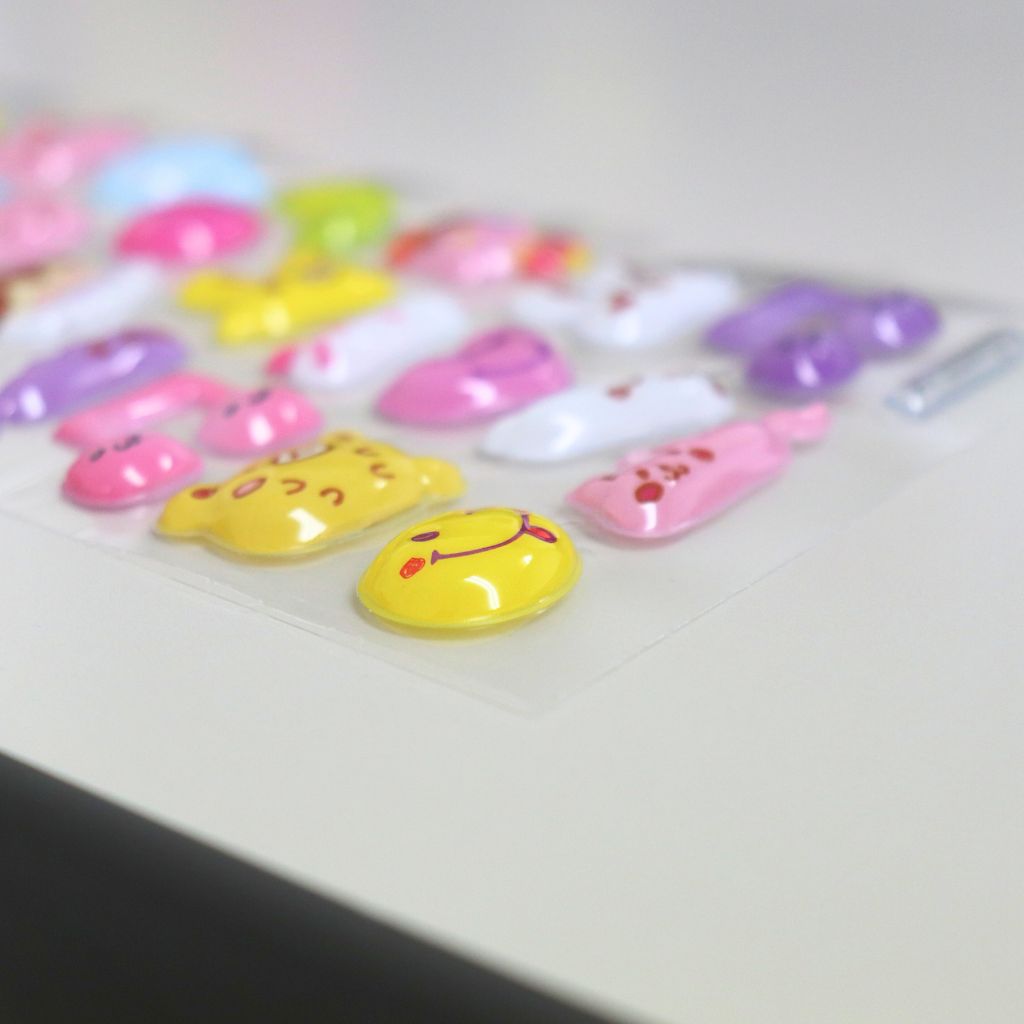 A-1/つるんドロップシール/音符アニマル