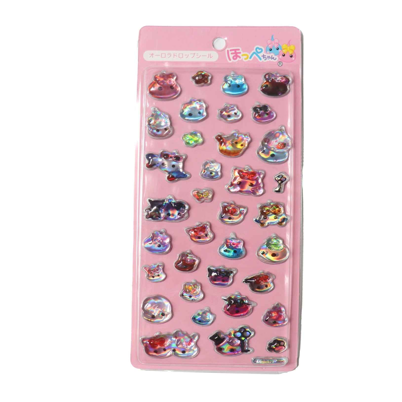 C-5／オーロラドロップシール／ほっぺちゃんイラスト① – SUNHOSEKI