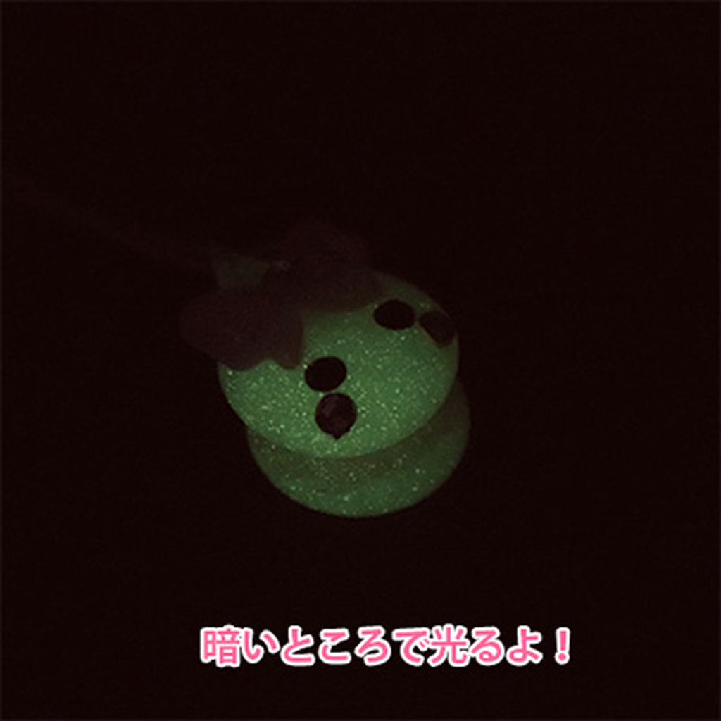 夜光/マカロン風ほっぺちゃんストラップ/1個売り