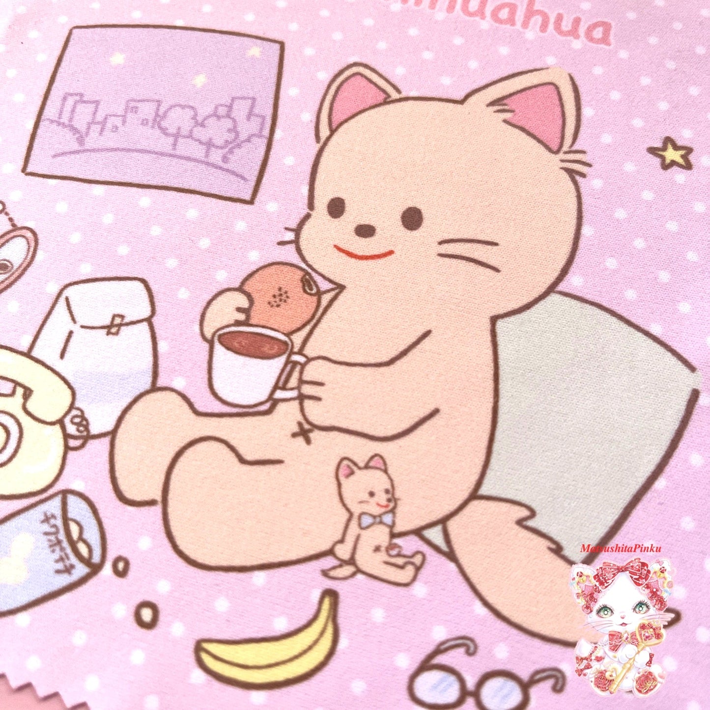 ねこチワワくんセット/イラストレーター松下ぴんく