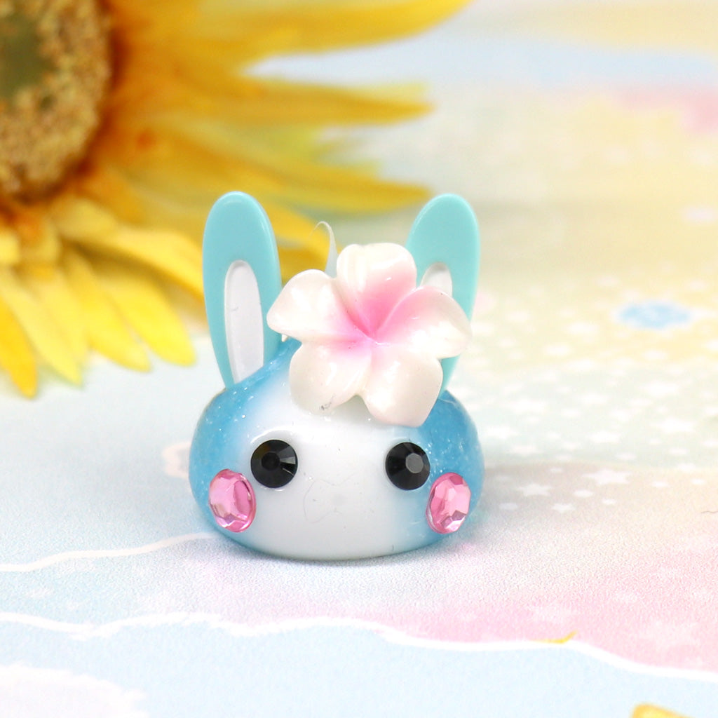 お花付きマーブルアニマルデカほっぺちゃんストラップ/1個売り