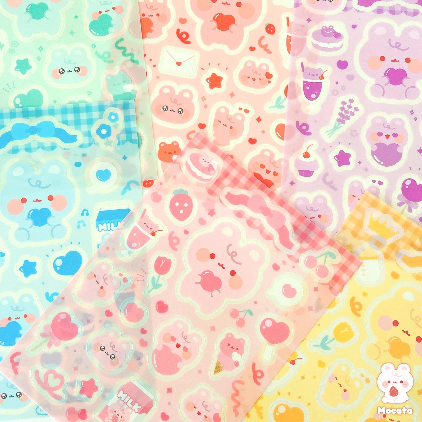 推しカラーシール パープル/イラストレーターもか汰