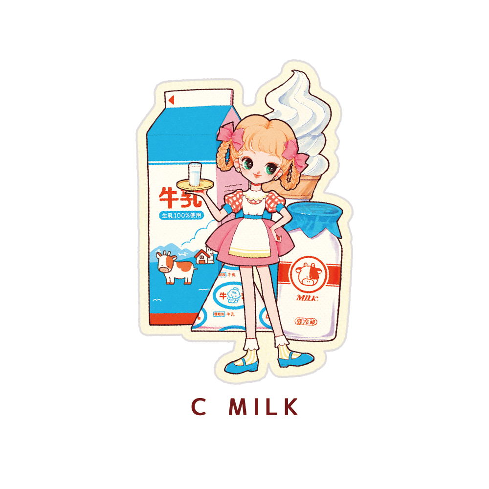 ダイカットシールセット/緒口さおり