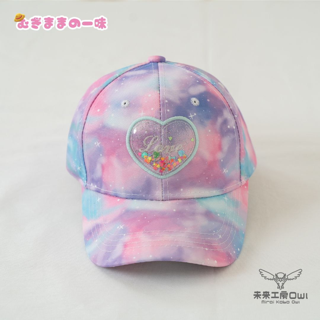 ゆめかわハートシェーカーキャップ サン宝石限定 天使の羽ワッペン付き