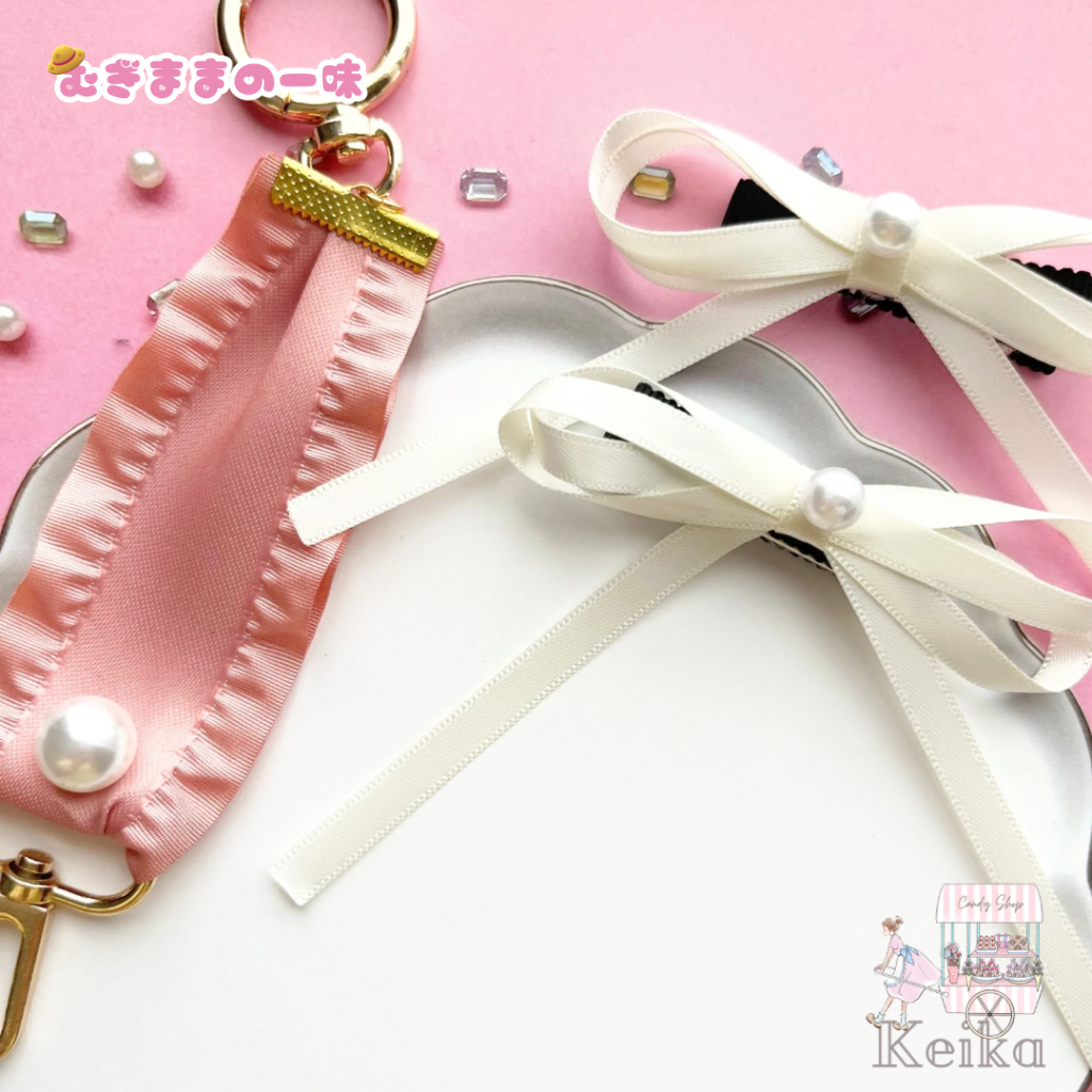 【限定】落ちないヘアクリップ と持ち運びキーホルダーのセット