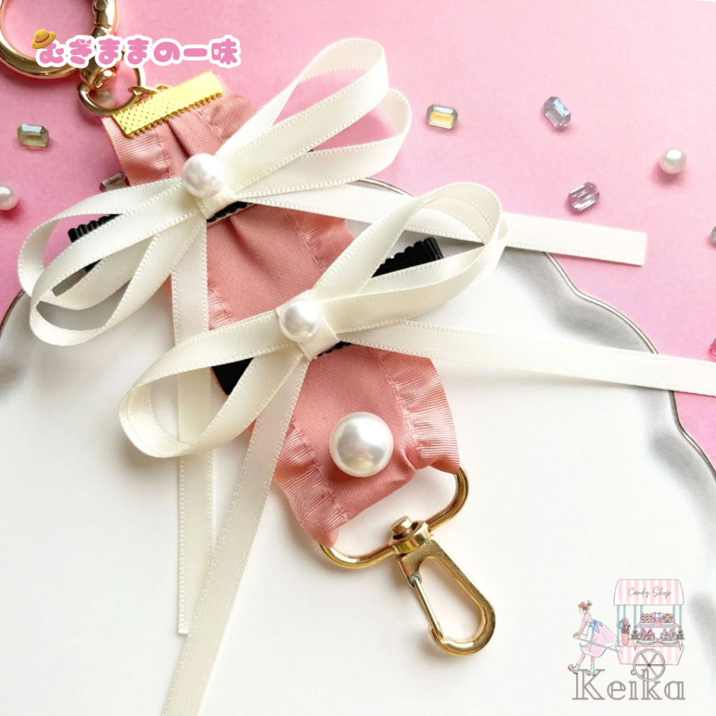【限定】落ちないヘアクリップ と持ち運びキーホルダーのセット