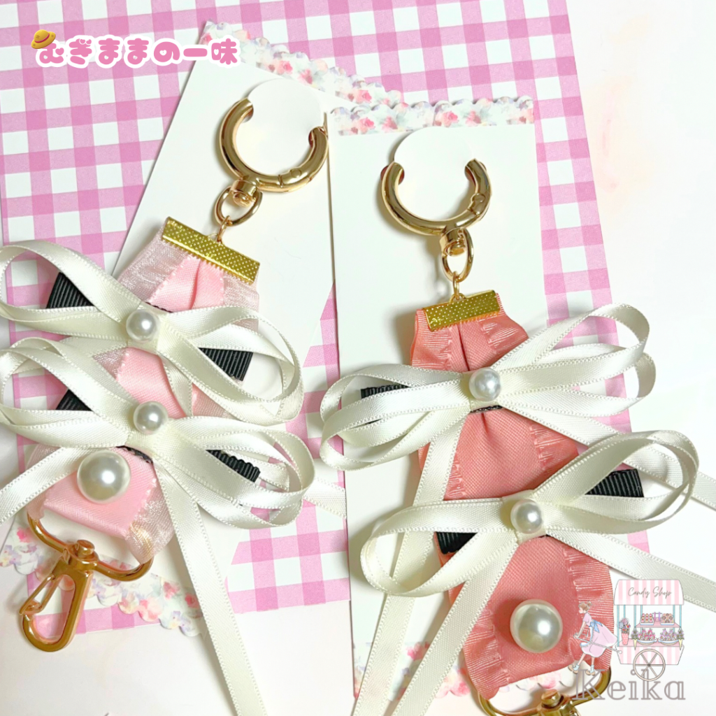 【限定】落ちないヘアクリップ と持ち運びキーホルダーのセット