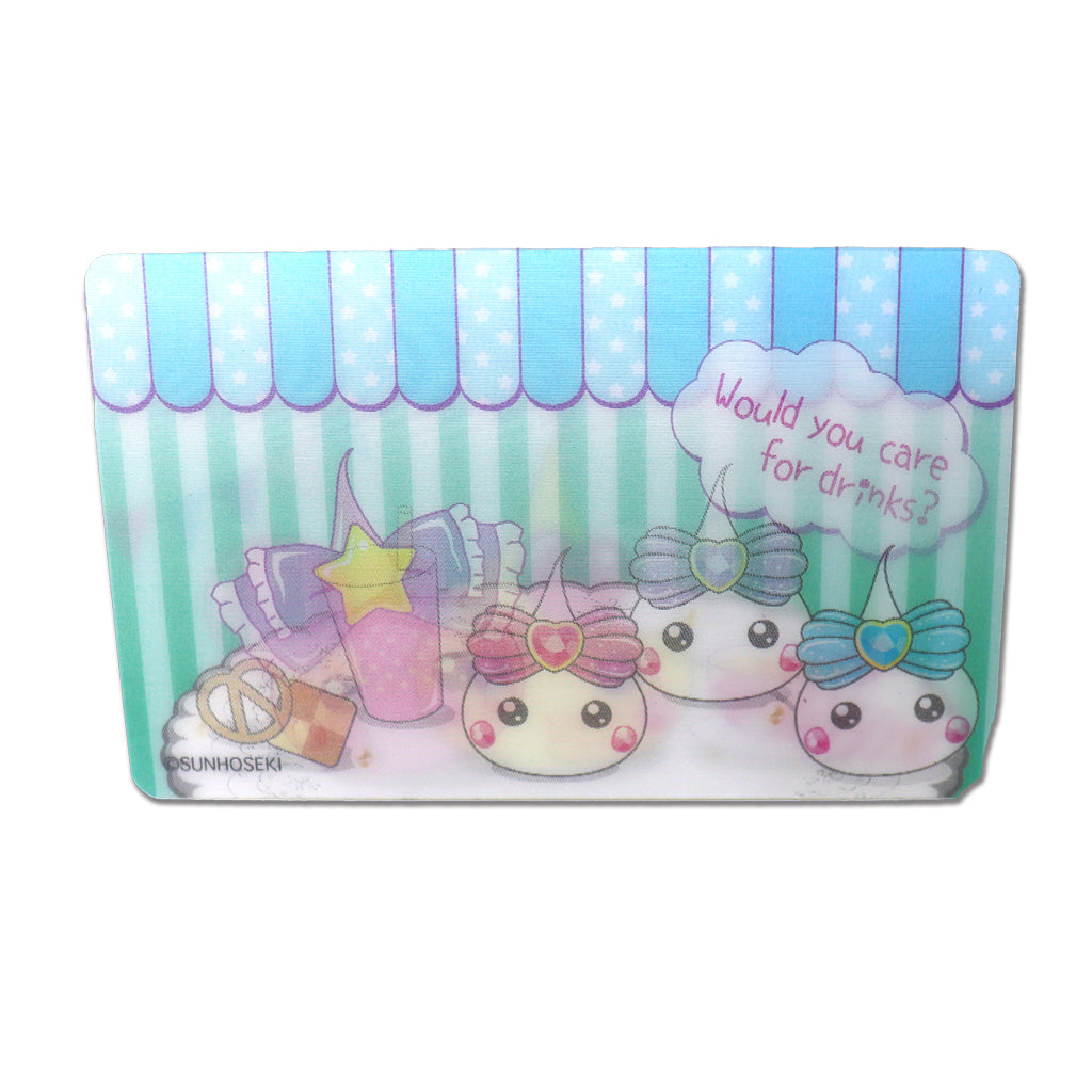 ほっぺちゃん レンチキュラー ステッカー ティータイム