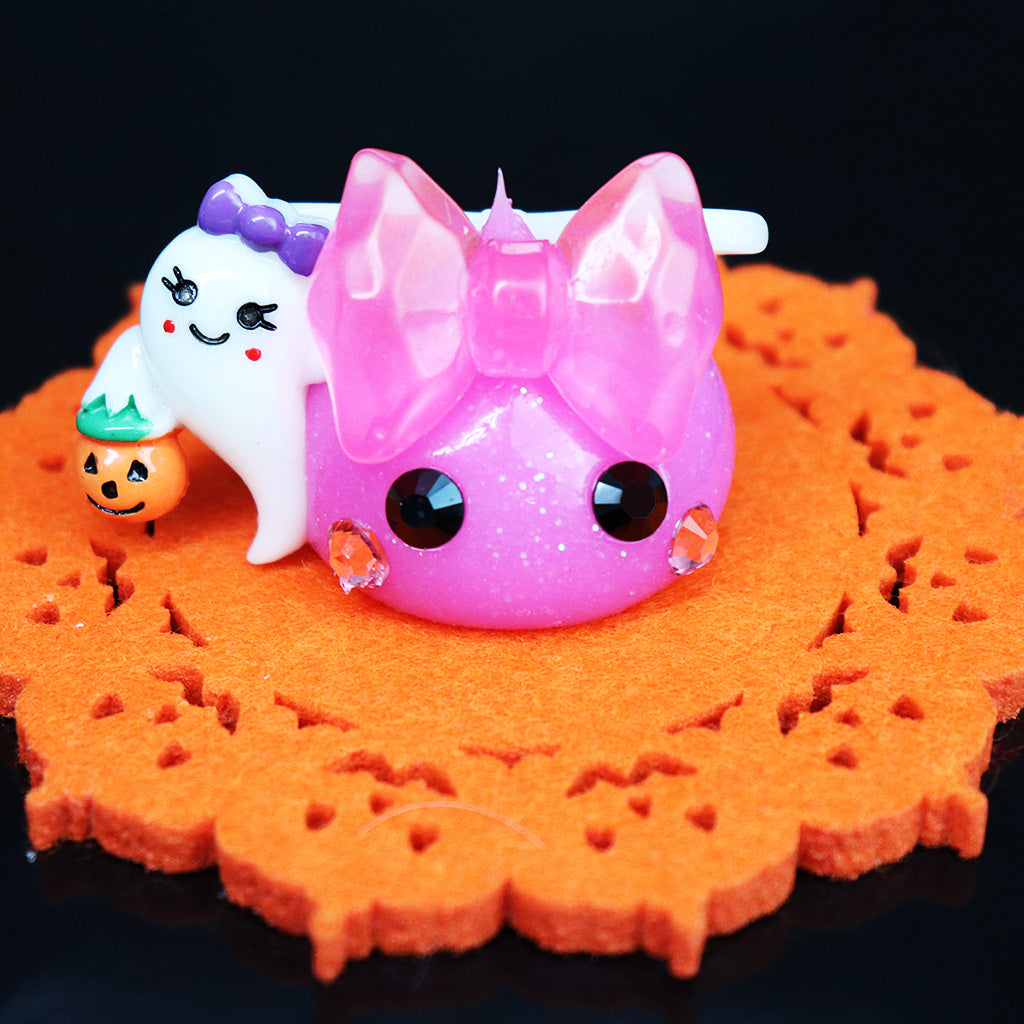 おばけちゃんとビッグリボンメガほっぺちゃんキーチェーン/ハロウィン