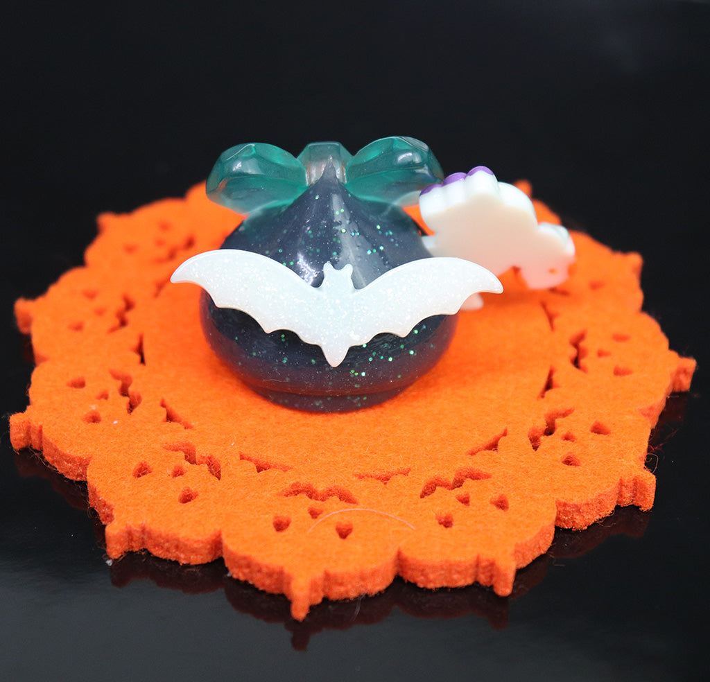 おばけちゃんとビッグリボンメガほっぺちゃんキーチェーン/ハロウィン