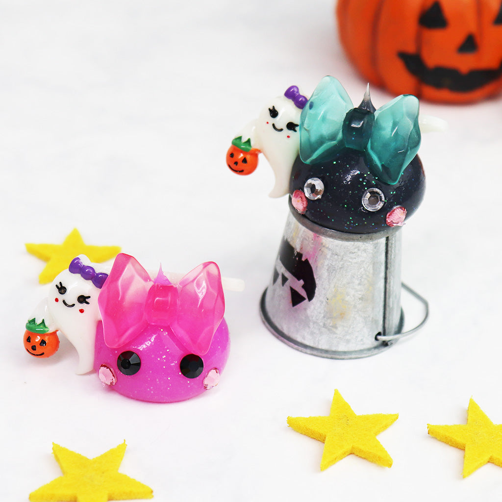 おばけちゃんとビッグリボンメガほっぺちゃんキーチェーン/ハロウィン
