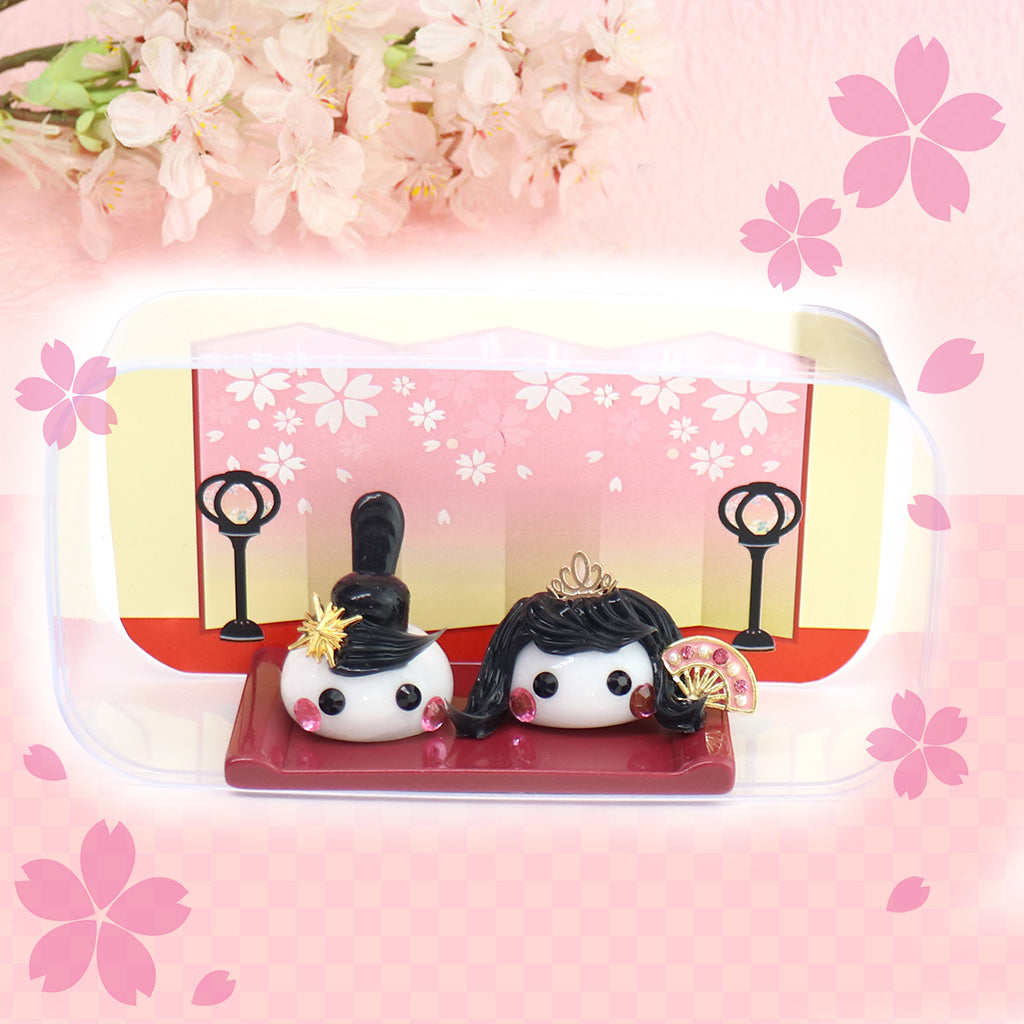 お内裏様ほっぺちゃんとお雛様ほっぺちゃん/デカ/オブジェ