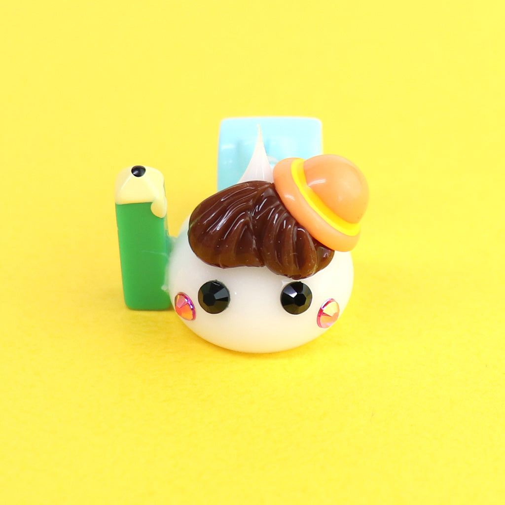 ピカピカの1年生★入学ほっぺちゃん青ランドセル/ストラップ
