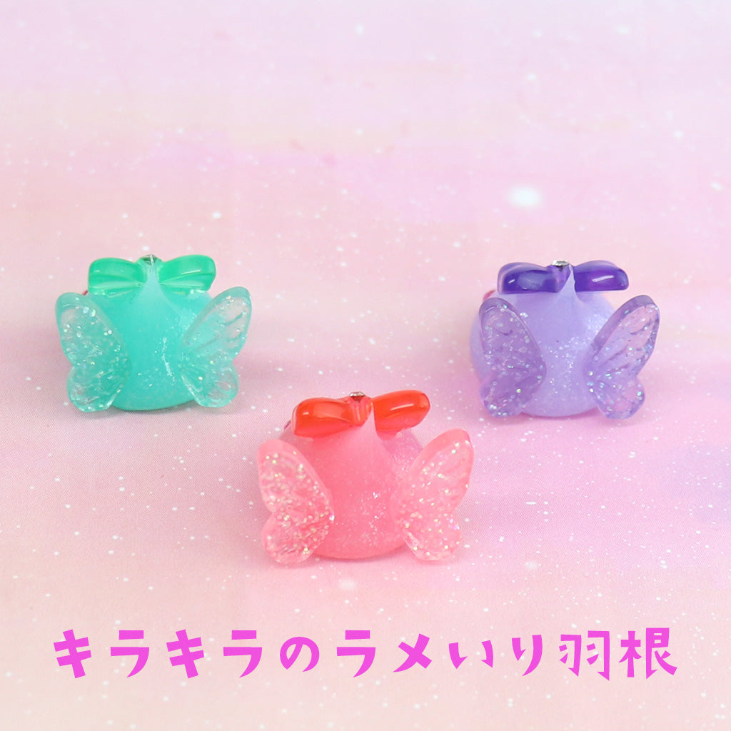 フェアリーほっぺちゃん★グリーンラメ/ストラップ