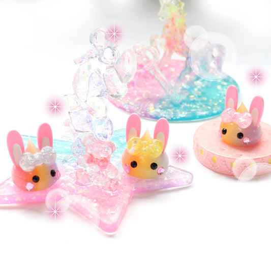 15周年特別記念 レインボーウサ耳ほっぺちゃん/デカ/オブジェ