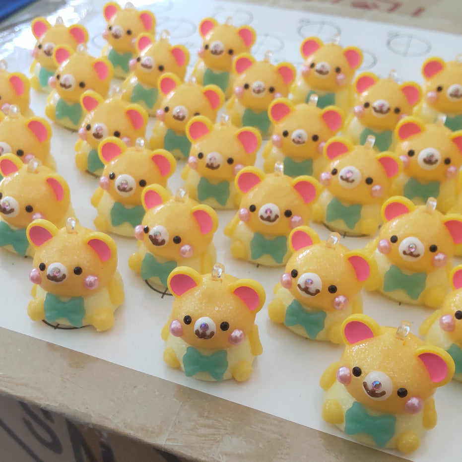 マシュコット くま/マシュコットのシリコンストラップ付き