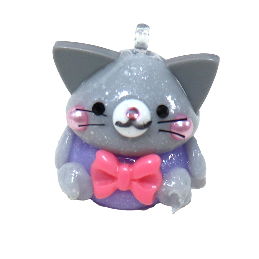 マシュコット ねこ/マシュコットのシリコンストラップ付き