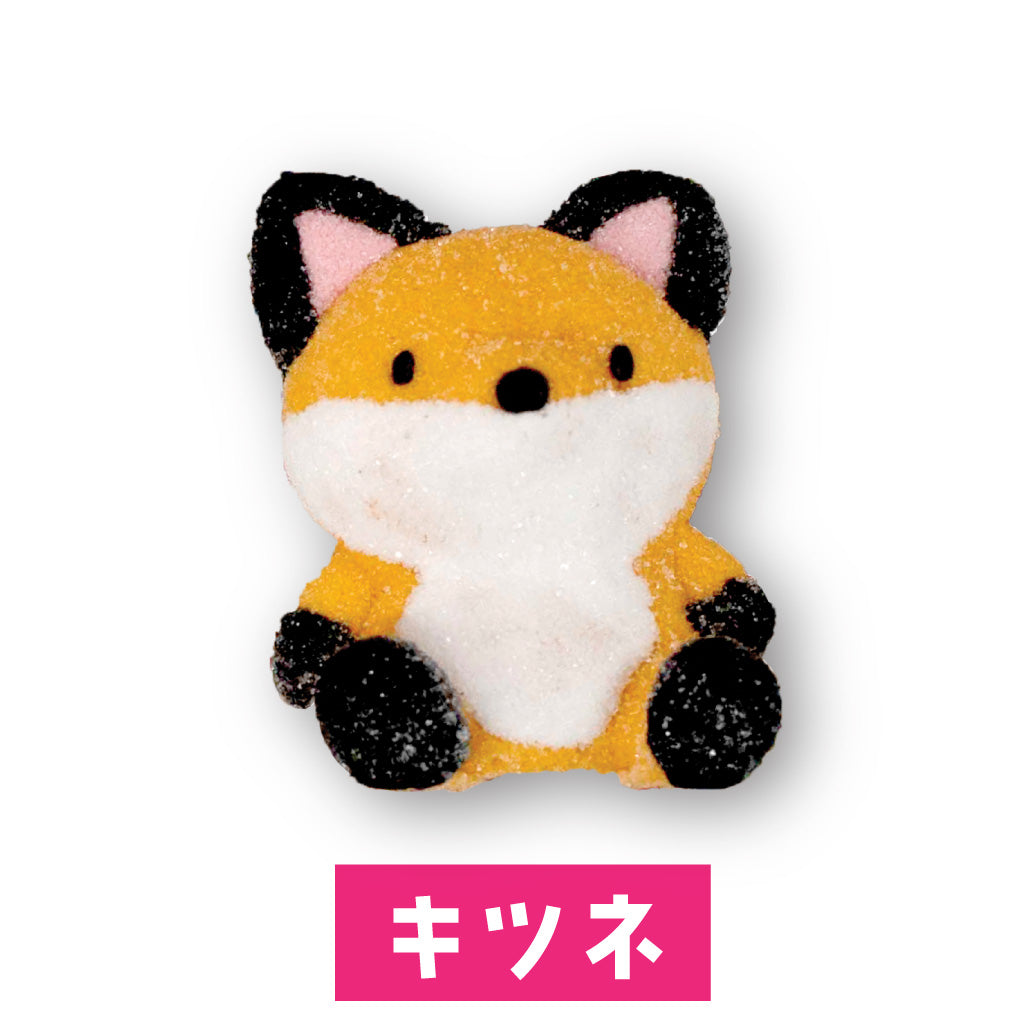 マシュコット キツネ/マシュコットのシリコンストラップ付き