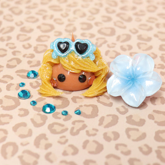 巻きおろし日焼けほっぺちゃん/ストラップ