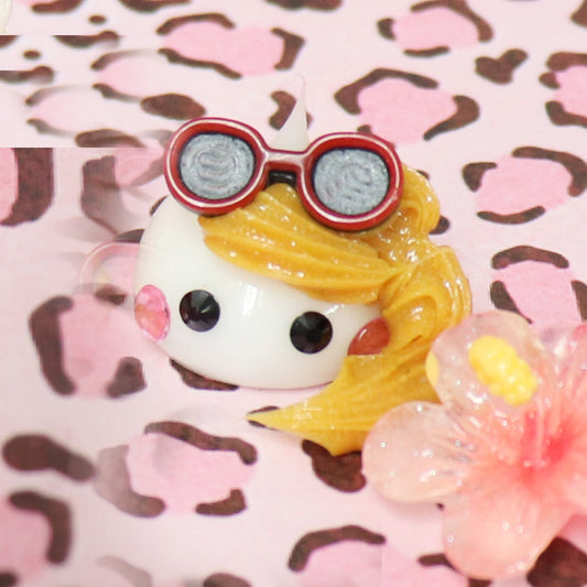 サイドテール美白ほっぺちゃん/ストラップ/デカ