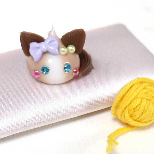 サイベリアンキャットモカほっぺちゃん ストラップ