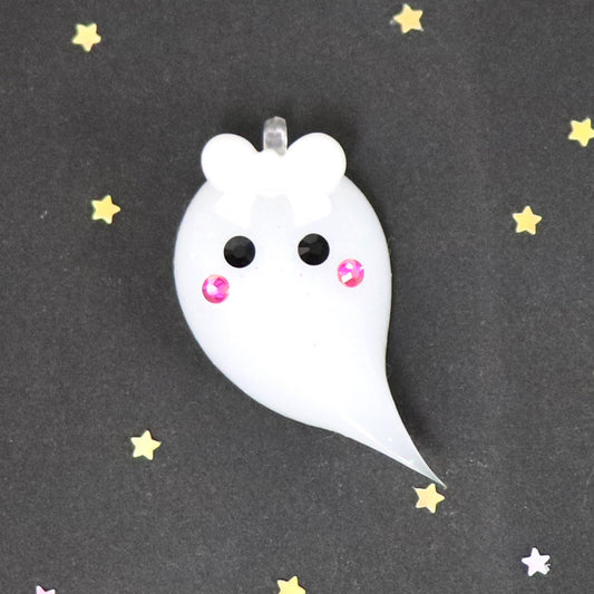 担当カラー白★おばけちゃんストラップ