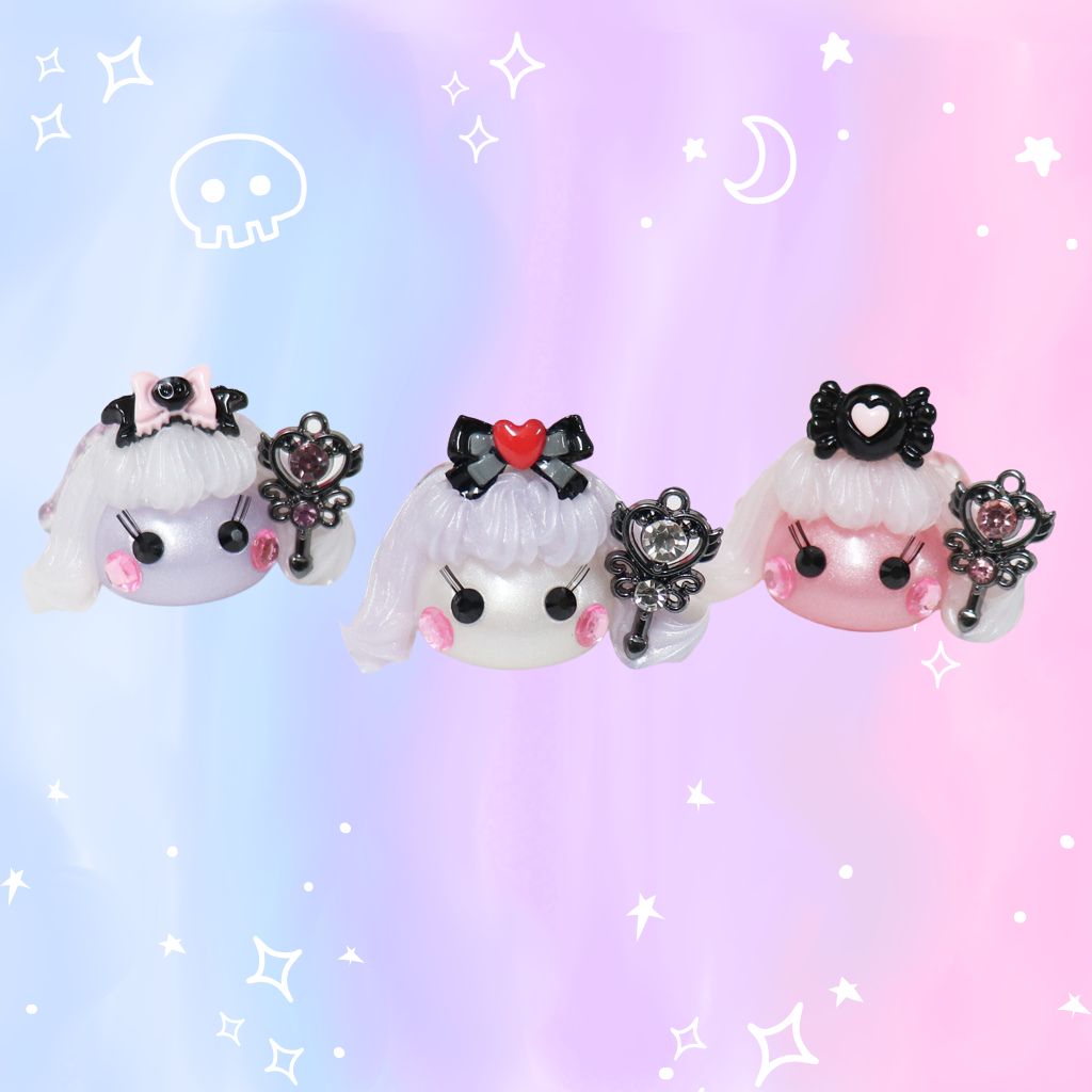 のんぺぺ　スーパーブラック！ハムハム口のセラちゃん♡icydoll パール／ダーク魔法少女デカほっぺちゃん ストラップ – SUNHOSEKI