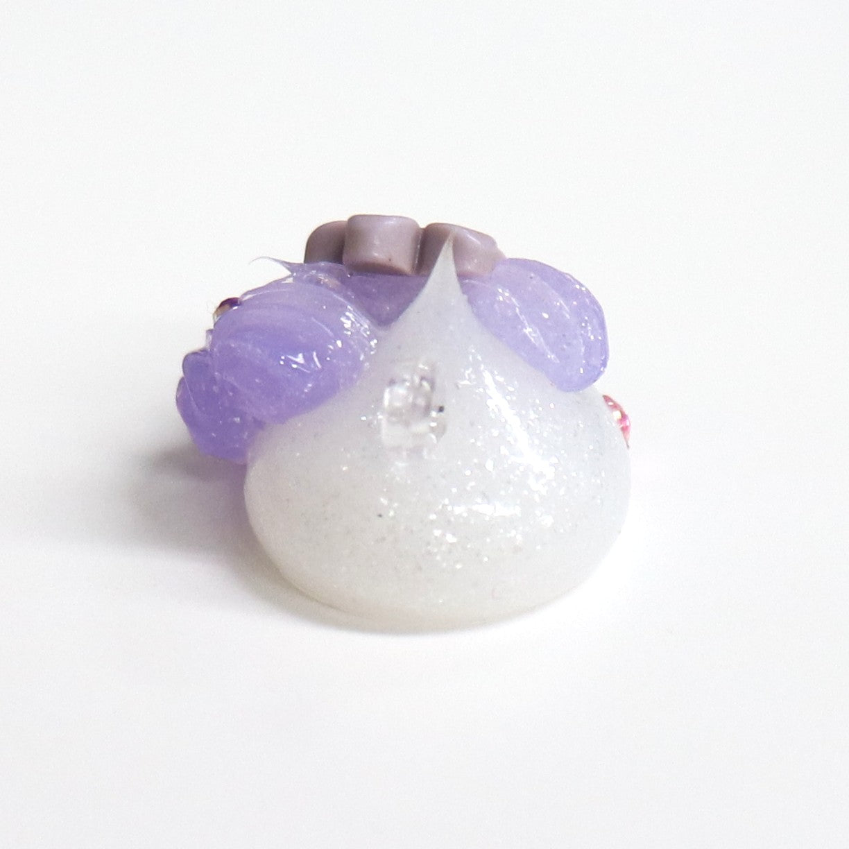 岩手限定/桐の花風三つ編みほっぺちゃんストラップ