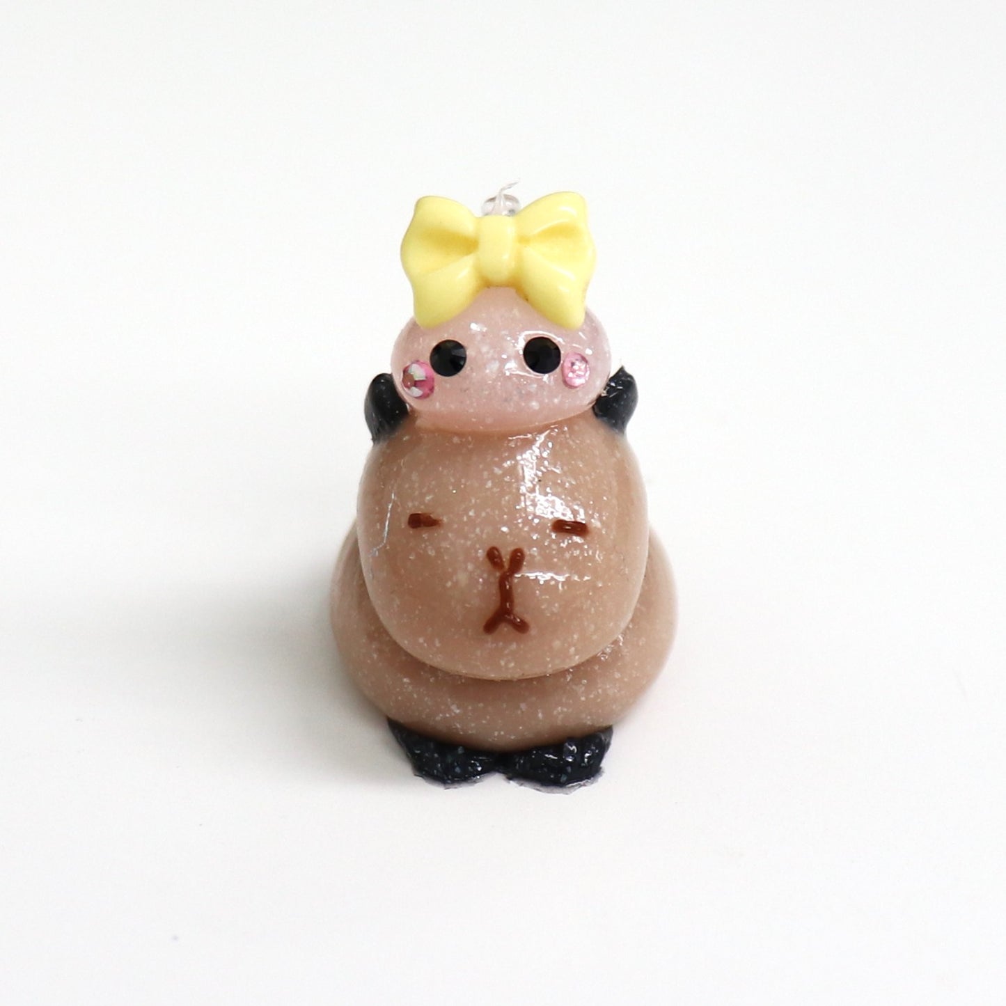 石川限定/カピバラ乗りミニほっぺちゃんストラップ