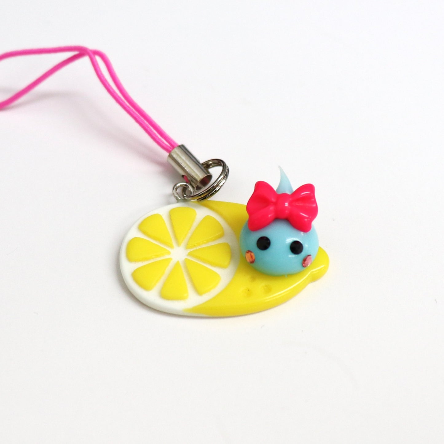 広島限定/レモン乗りほっぺちゃんストラップ