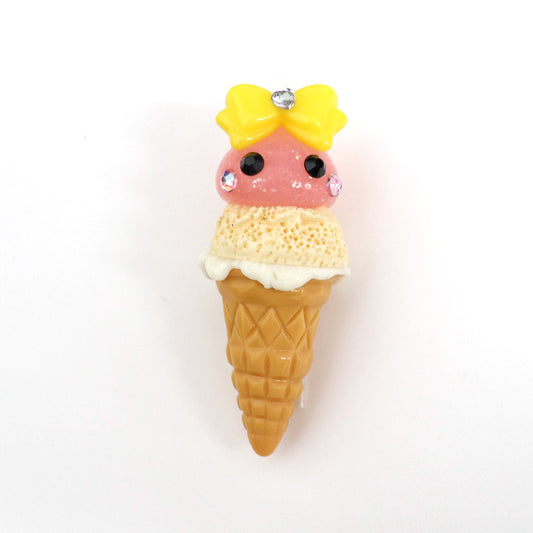 高知限定/アイスクリン風蓄光ほっぺちゃんストラップ