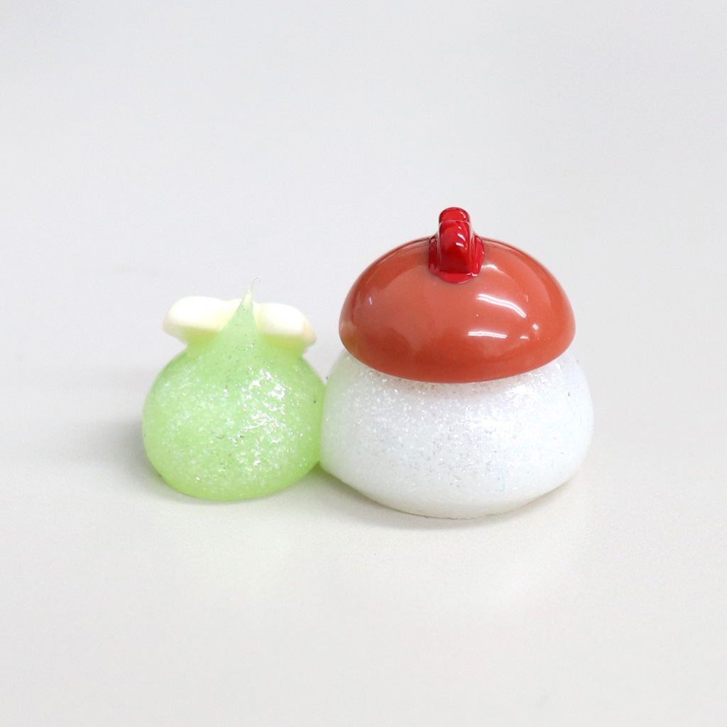 宮崎限定/地鶏ぼうしの仲良しほっぺちゃんオブジェ