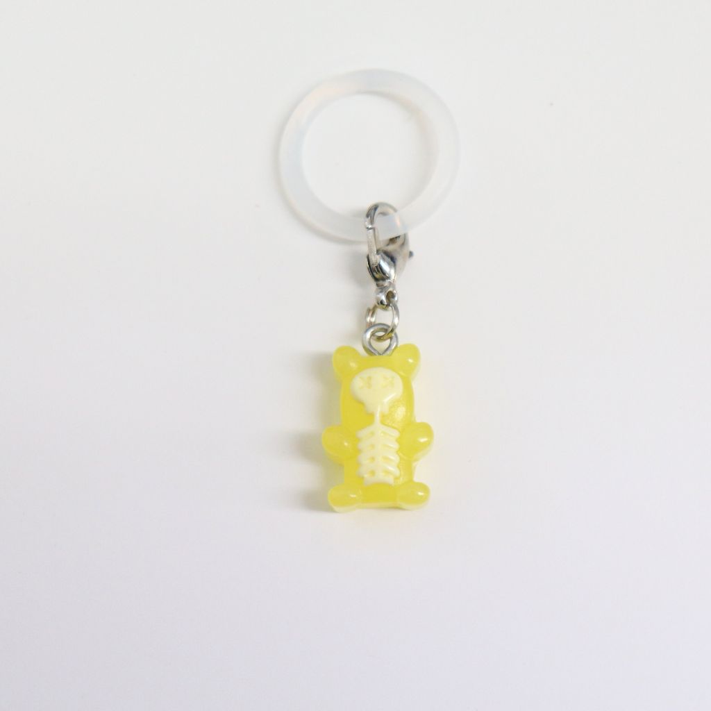 クマ型ガイコツめじるしチャーム