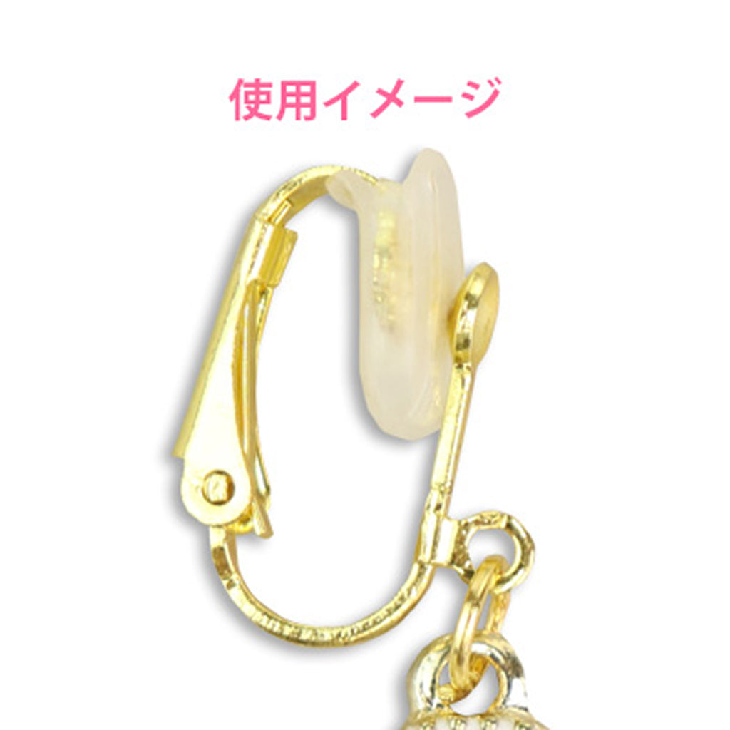 イヤリング用楕円形耳が痛くならないシリコンキャップ/6個セット