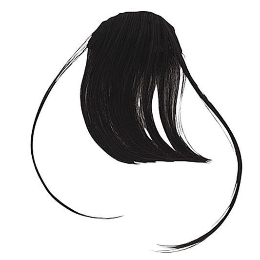 黒/サイドありシースルー前髪ウィッグ