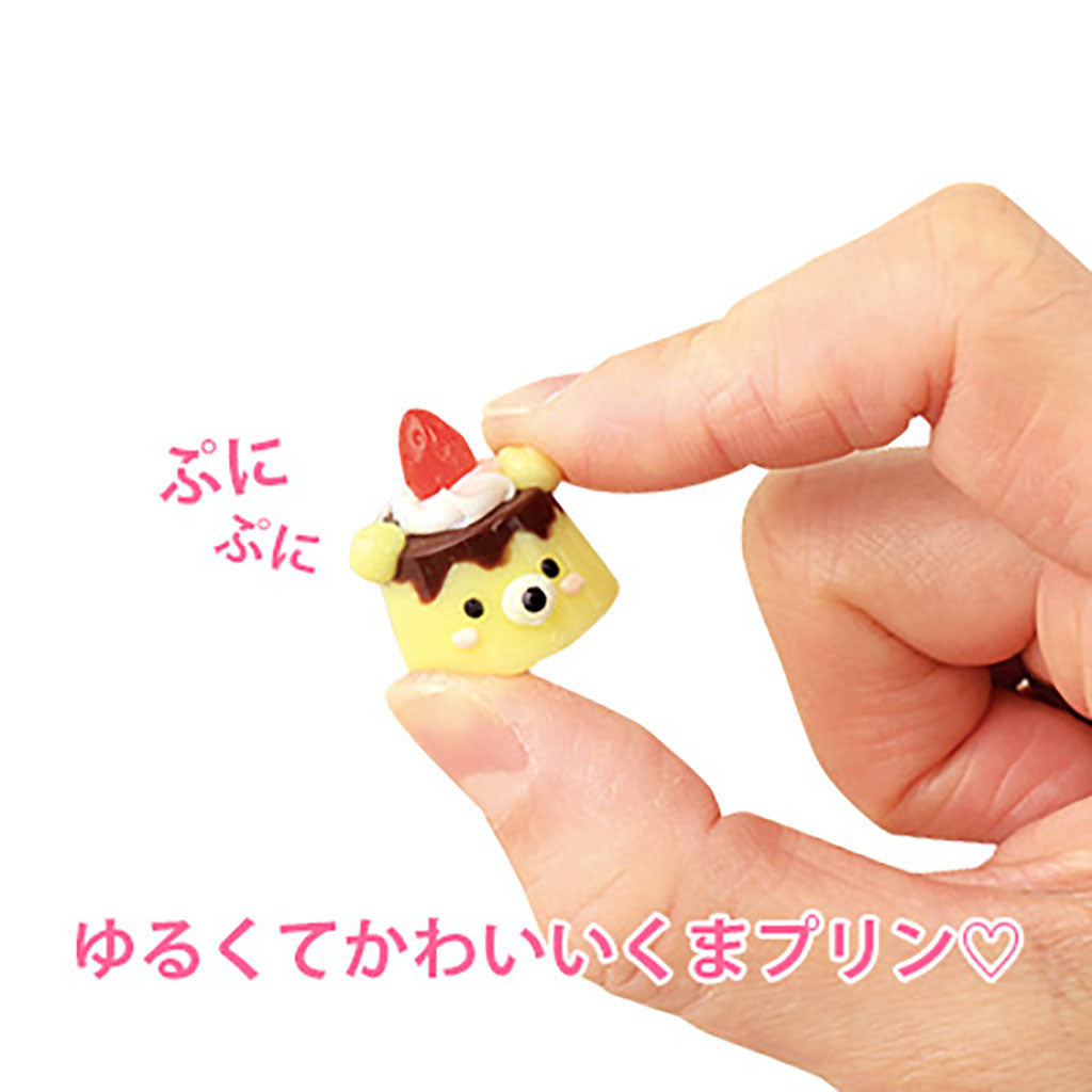 黄色/くまプリンピンバッジ