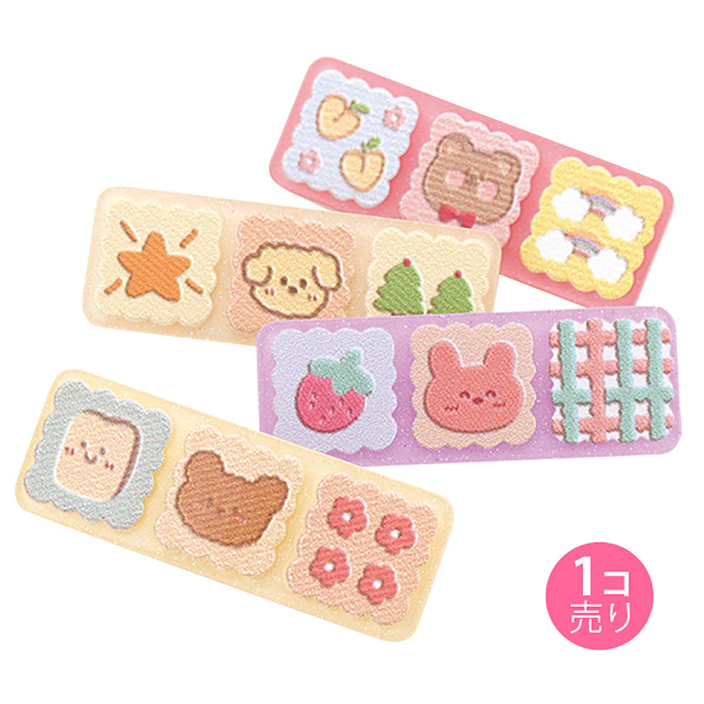 ゆるいアニマルデザインのブローチ/1個売り